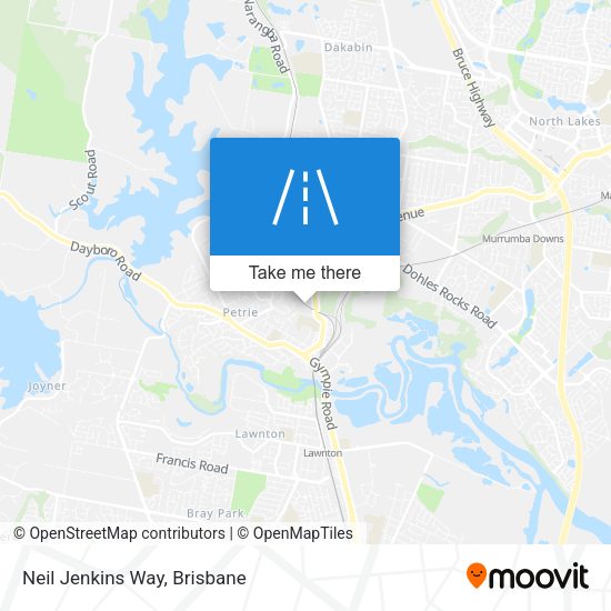 Neil Jenkins Way map