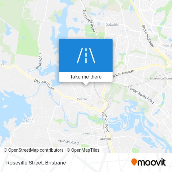 Roseville Street map