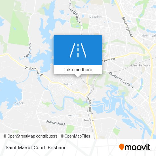 Saint Marcel Court map