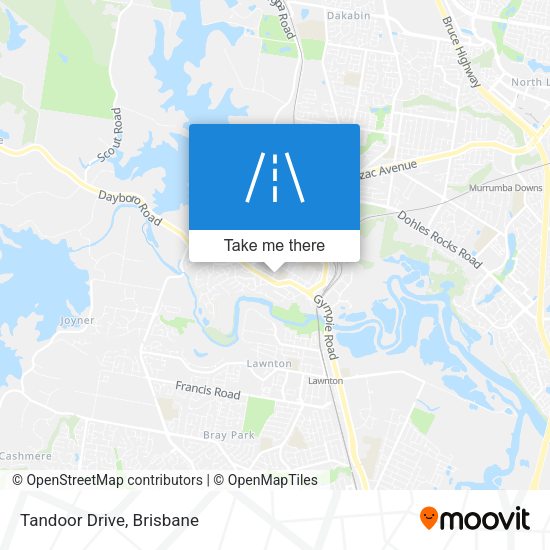 Tandoor Drive map