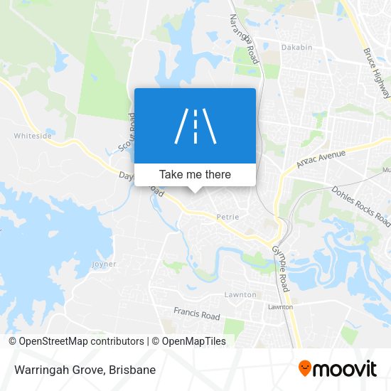 Warringah Grove map