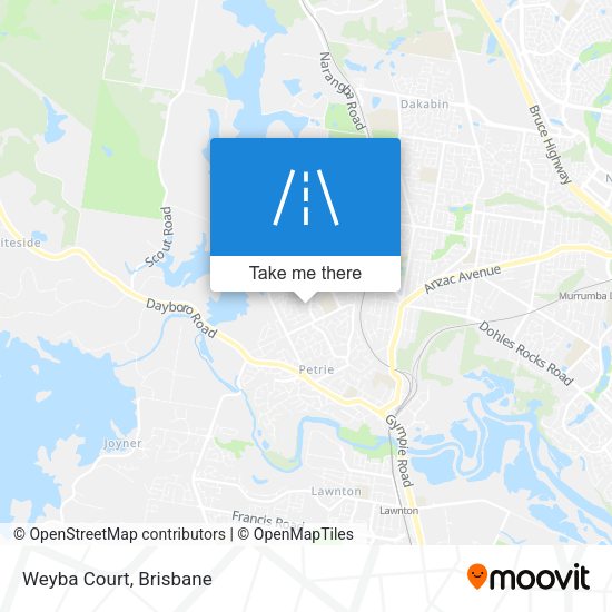 Weyba Court map