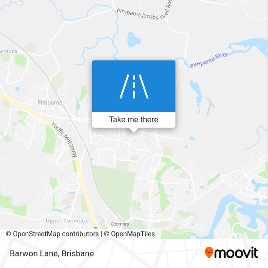 Barwon Lane map
