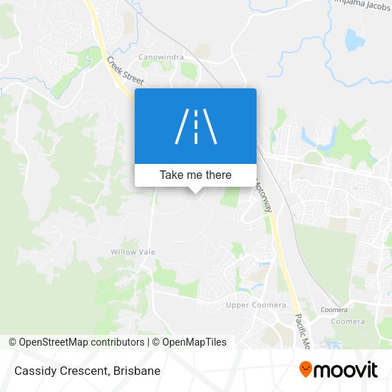 Cassidy Crescent map