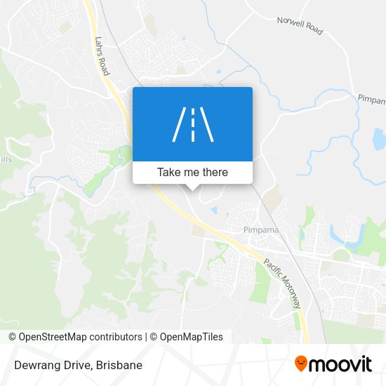 Dewrang Drive map