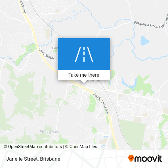 Janelle Street map