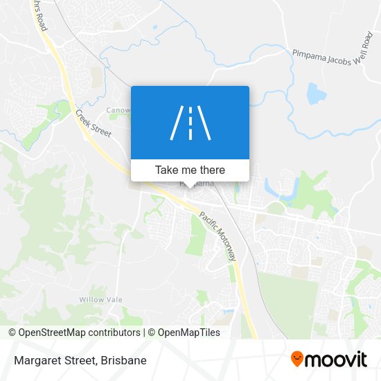 Margaret Street map