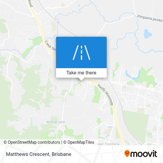 Matthews Crescent map