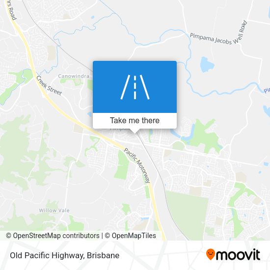 Old Pacific Highway map