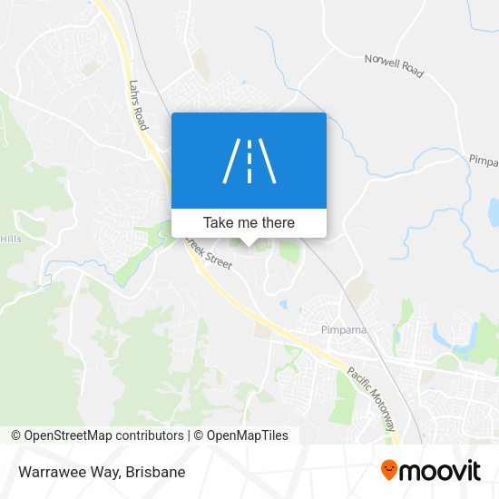 Warrawee Way map