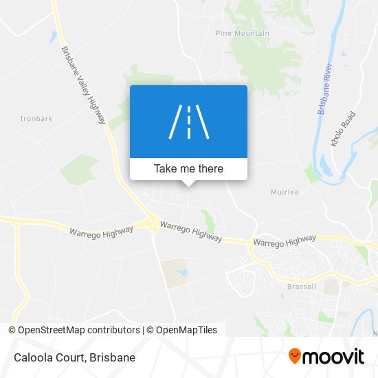 Caloola Court map