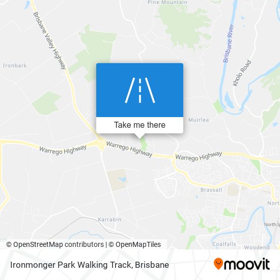 Ironmonger Park Walking Track map