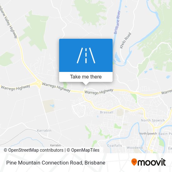 Pine Mountain Connection Road map