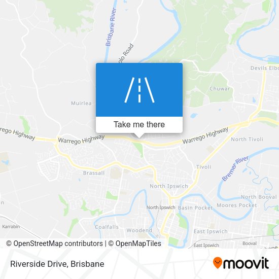 Riverside Drive map