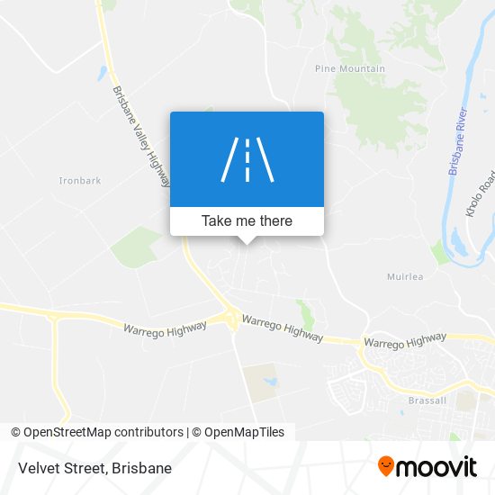 Velvet Street map