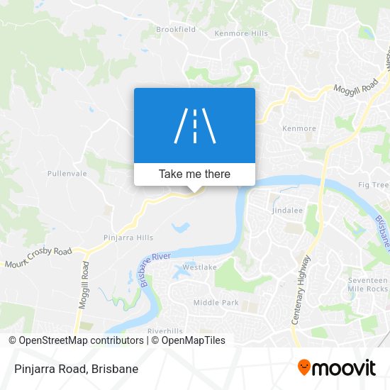Pinjarra Road map