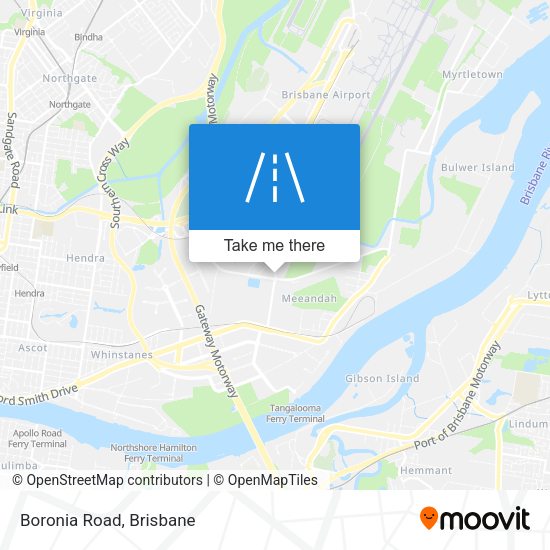 Boronia Road map