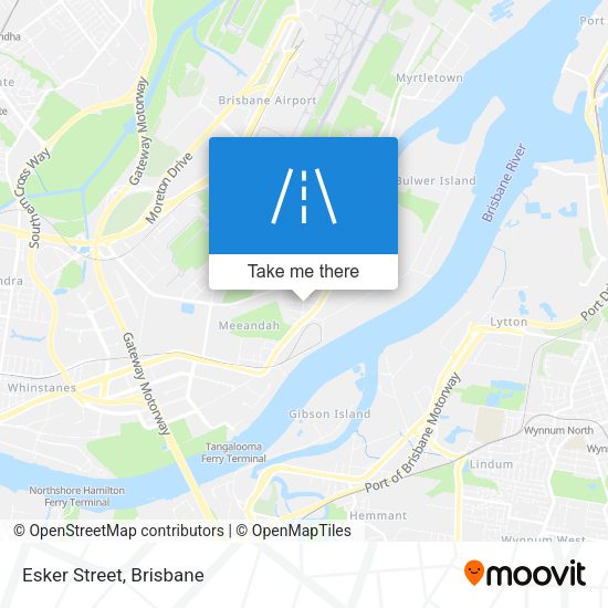 Esker Street map
