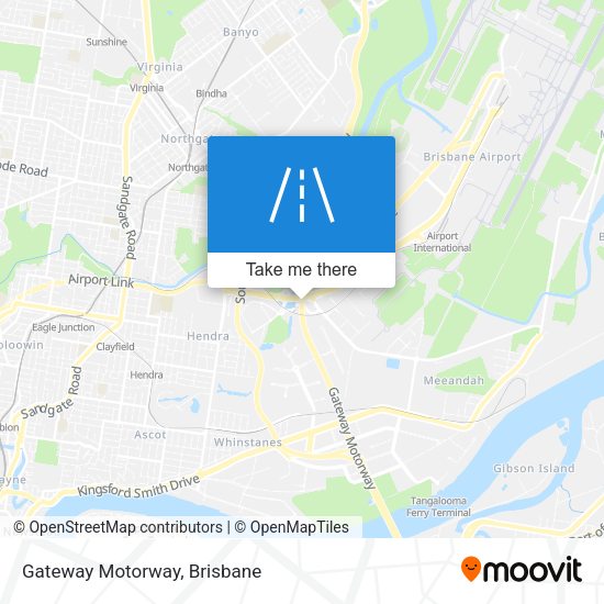 Gateway Motorway map