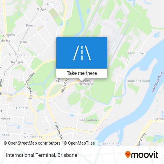 International Terminal map