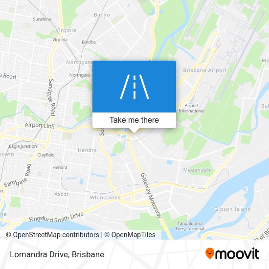 Lomandra Drive map