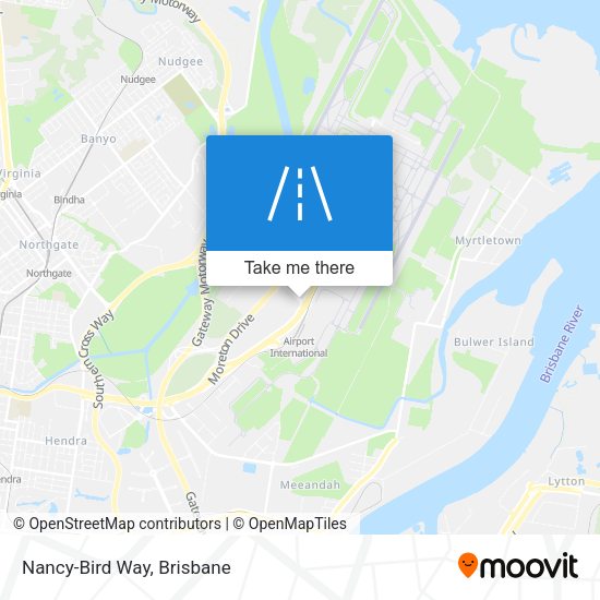 Nancy-Bird Way map