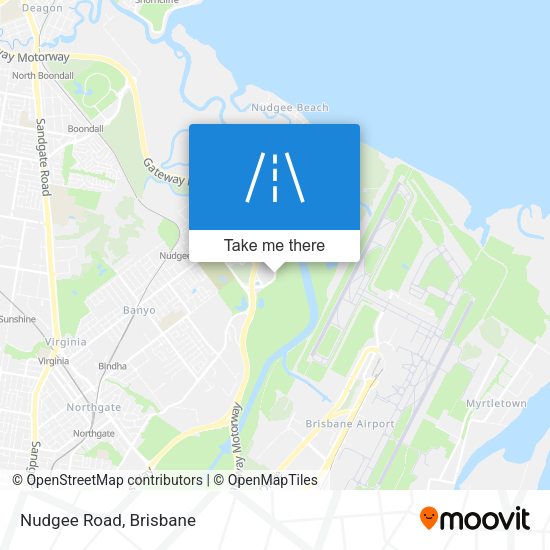 Nudgee Road map