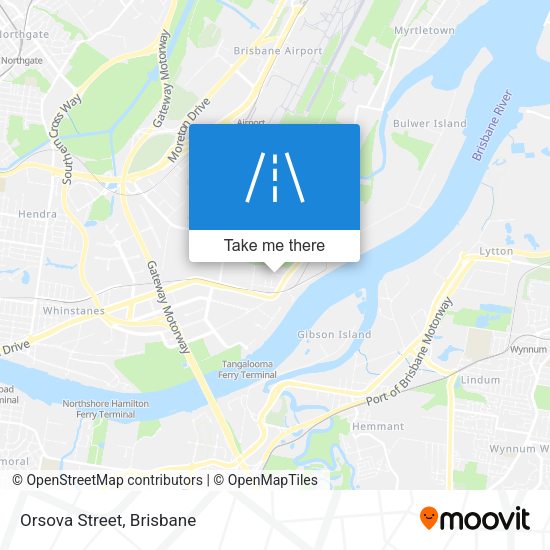 Orsova Street map