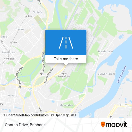 Qantas Drive map