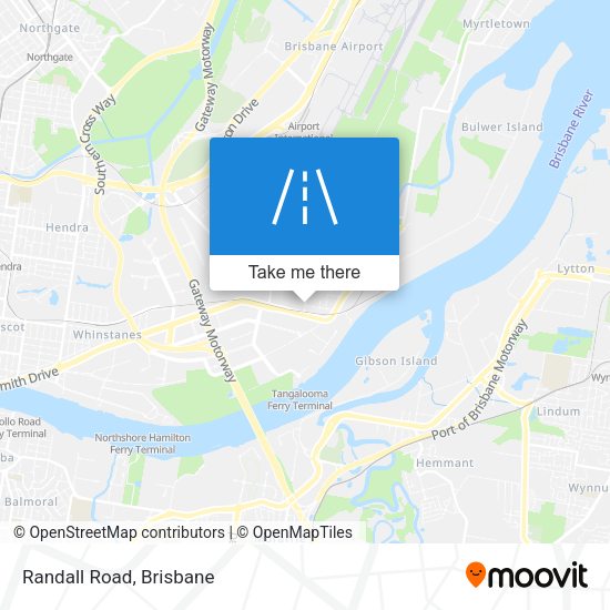 Randall Road map