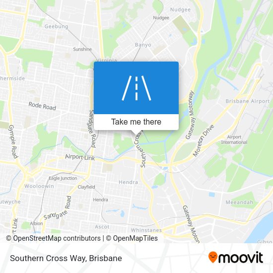 Southern Cross Way map