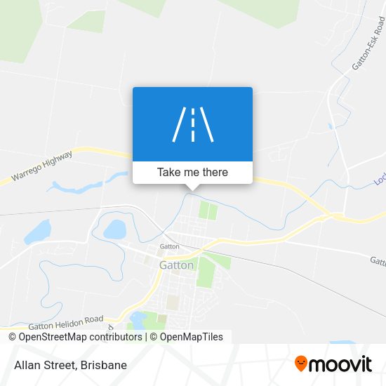 Allan Street map