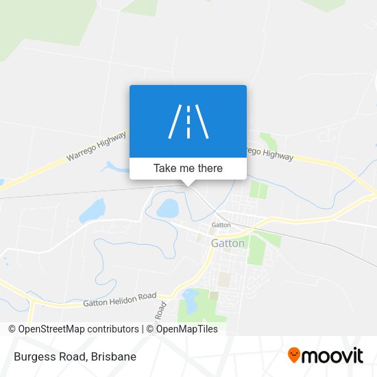 Burgess Road map