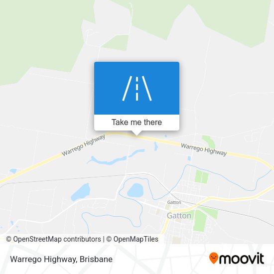 Warrego Highway map