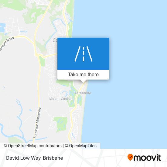 David Low Way map