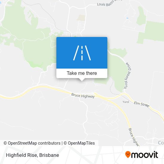 Highfield Rise map