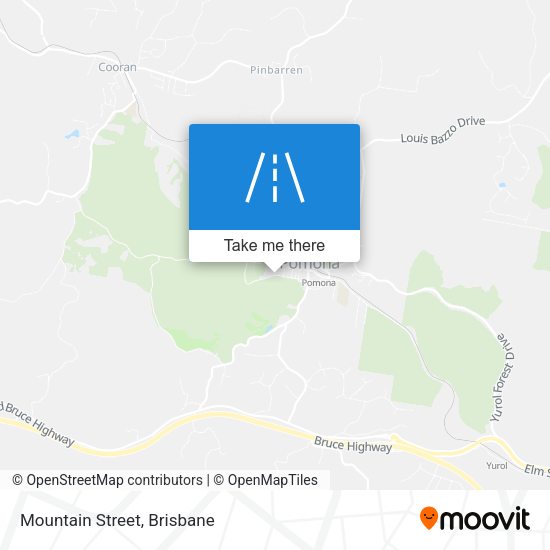 Mountain Street map