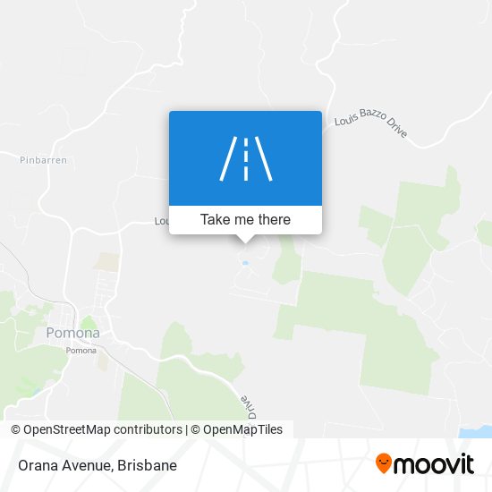 Orana Avenue map