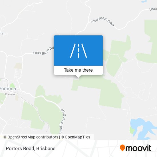 Porters Road map