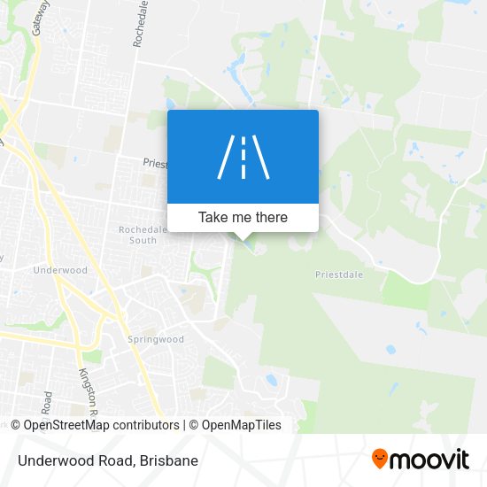 Underwood Road map