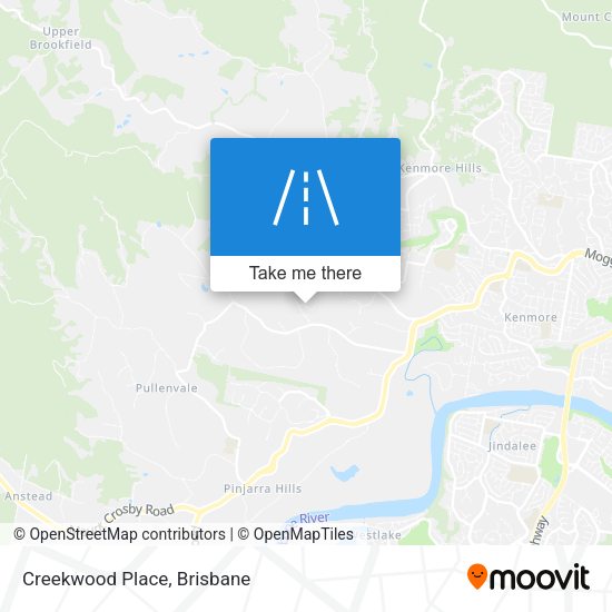 Creekwood Place map