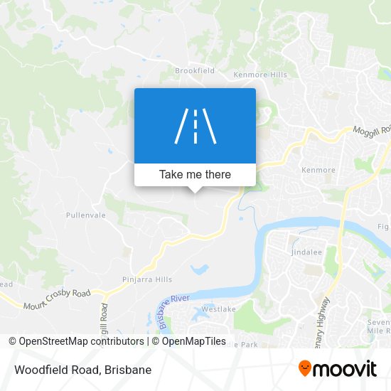 Woodfield Road map