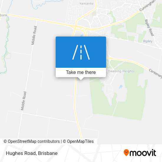 Hughes Road map