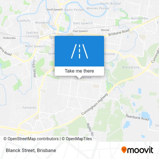 Blanck Street map