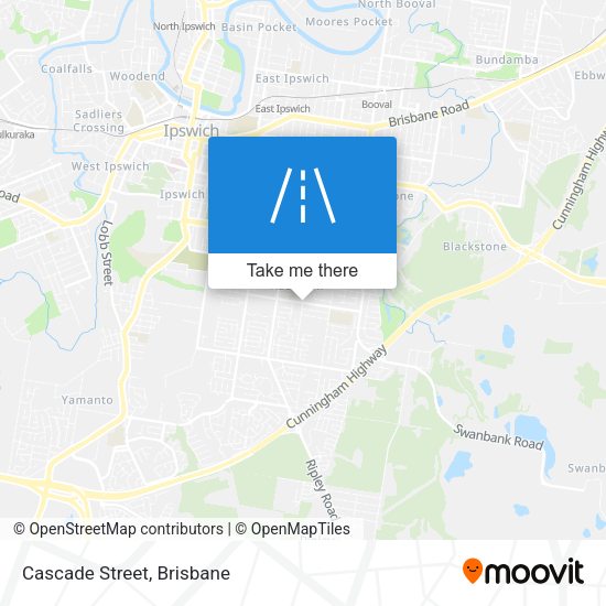 Cascade Street map