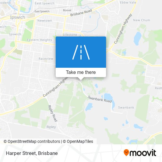 Harper Street map