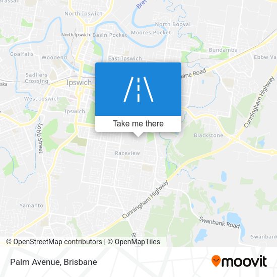 Palm Avenue map