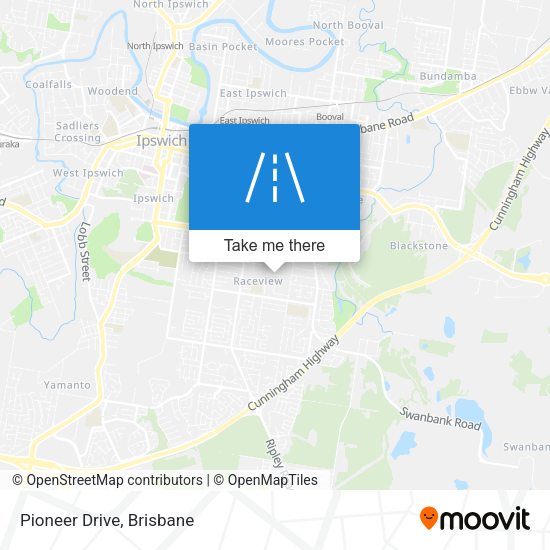 Pioneer Drive map