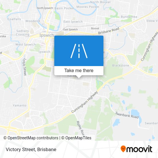 Victory Street map
