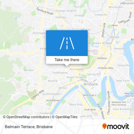 Balmain Terrace map